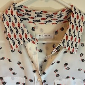 Equipment Silk Blouse size medium